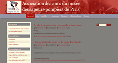 Desktop Screenshot of museepompiersparis.com
